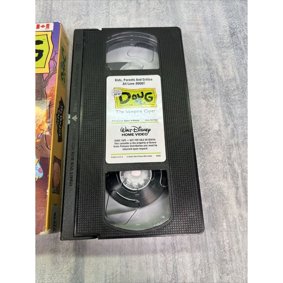 Doug The Vampire Caper Demo Tape Rare (VHS, 1997) Cartoon Walt Disney - Picture 11 of 14